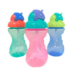 Nuby Flip-It Cup 300ml toddler straw cup with flip top cap