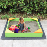 Liberty House Toys Sandpit with Cover for kids garden play