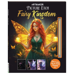 Picture Etch Art Book with wooden stylus scratch art activity