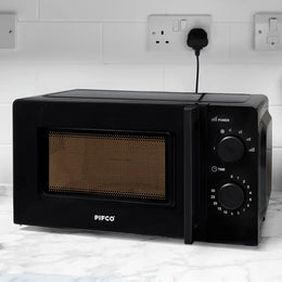 Pifco 17 Litre Microwave 700w Black kitchen appliance