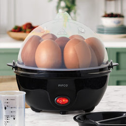 Pifco Electric Egg Cooker for boiling poaching and omelette cooking